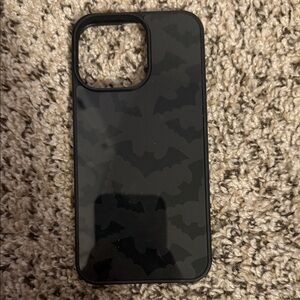 Black Bat Pattern Phone Case